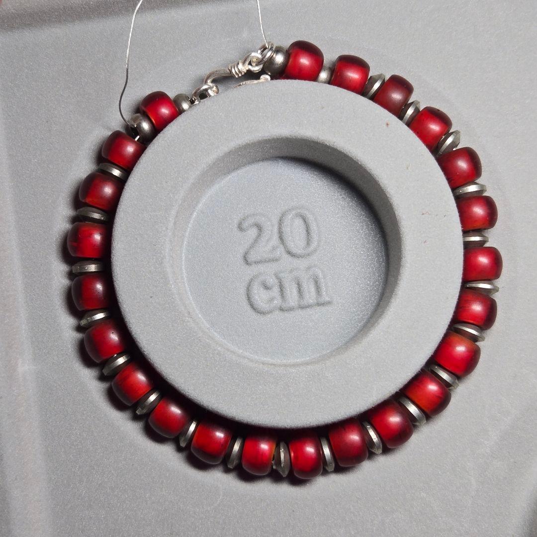 岡田譲二様お取り置き　ホワイトハーツブレスレット　ハンドメイド