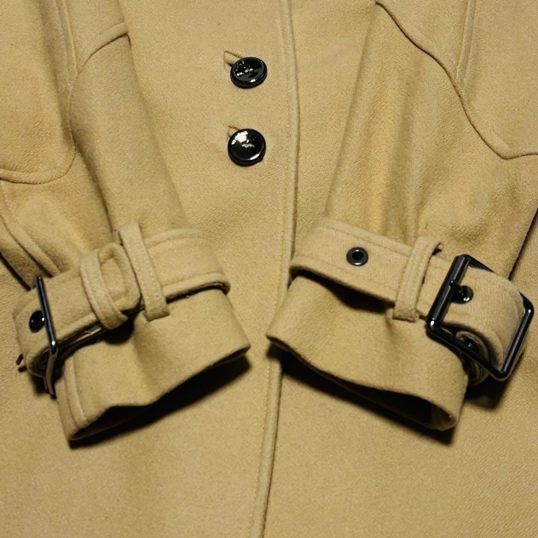 希少 ヴェルサス ヴェルサーチ フルレングス トレンチコート ウール イタリア製