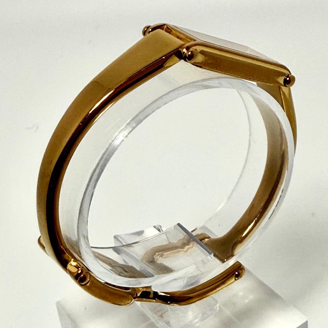 【稼働】GUCCI 1500 L ピンクシェル文字盤 1Pダイヤ クォーツ