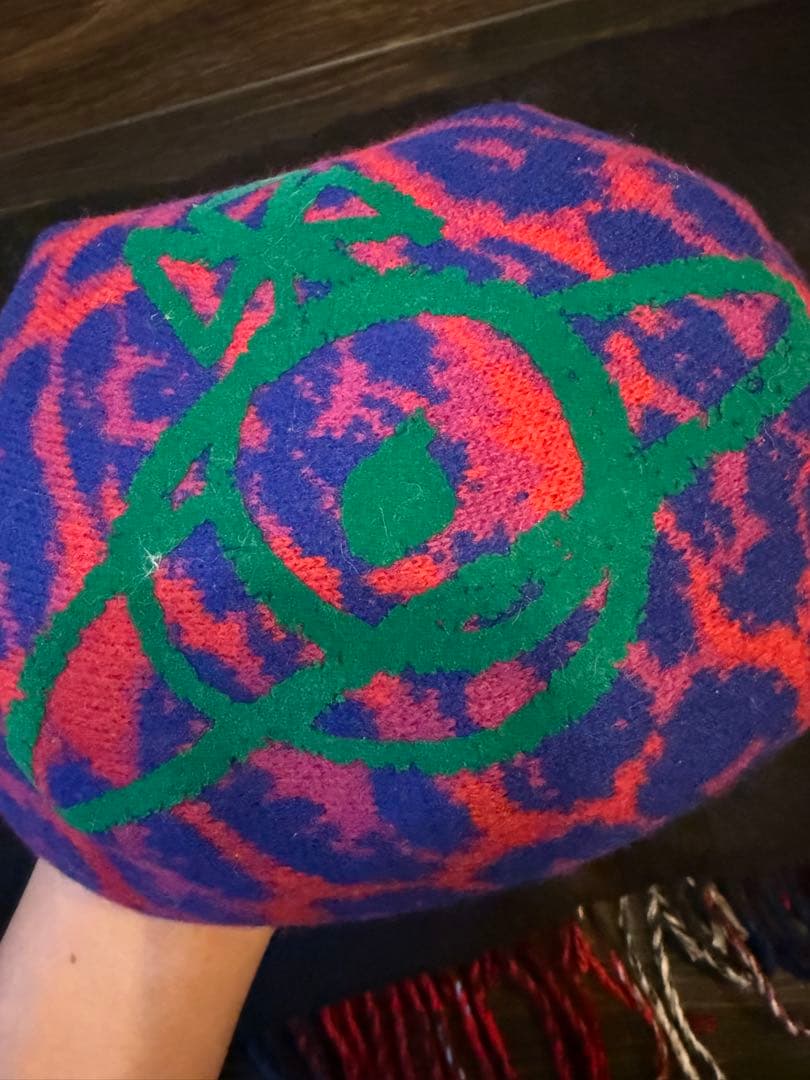 Vivienne Westwood レオパード柄 ニットベレー帽