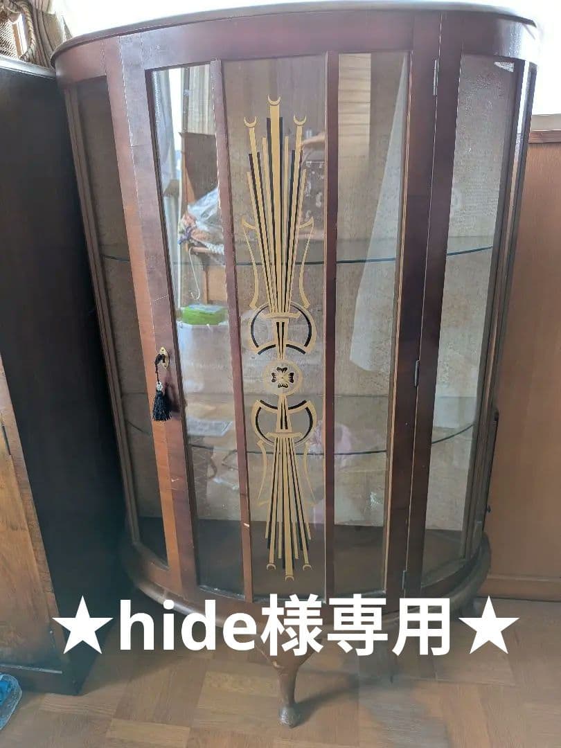 ★イギリスアンティーク★ガラスキャビネット