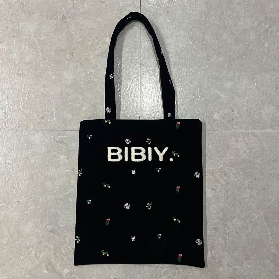 【新品未使用】Bibiy. ロゴ刺繍トートバッグ