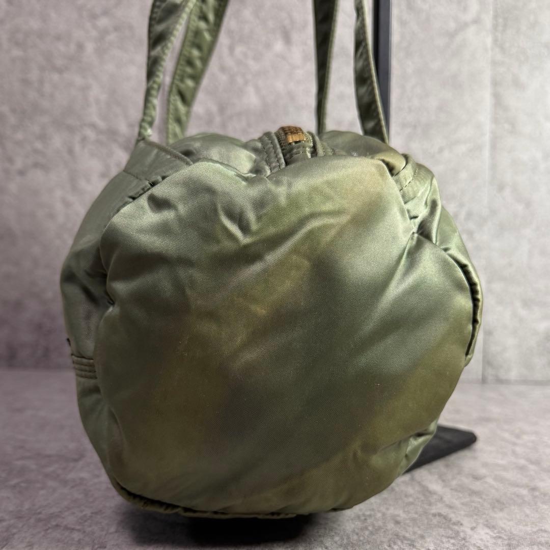 【廃盤希少カラー】ポーター　タンカー　ミニボストンバック　セージグリーン　y2k