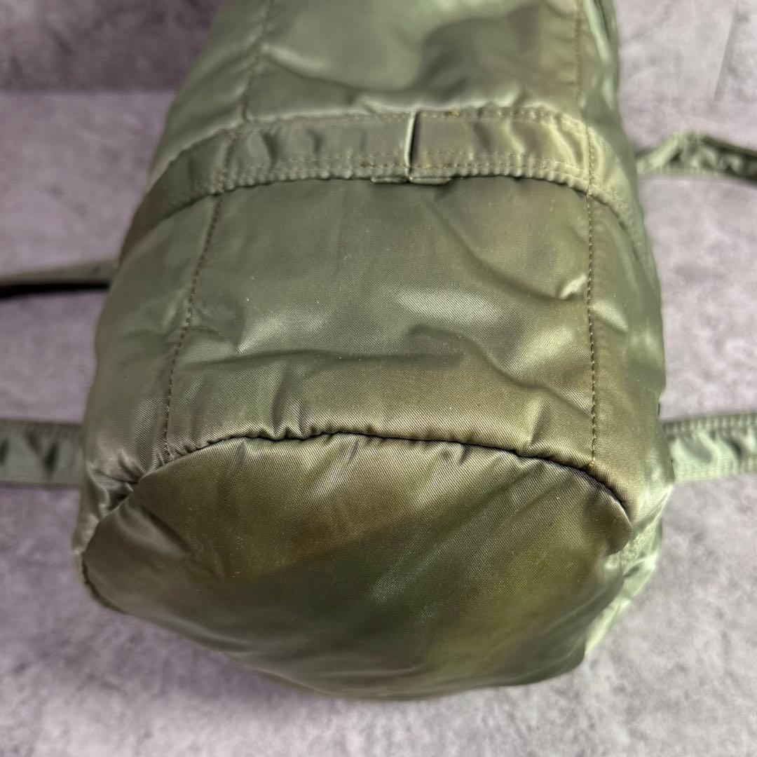 【廃盤希少カラー】ポーター　タンカー　ミニボストンバック　セージグリーン　y2k