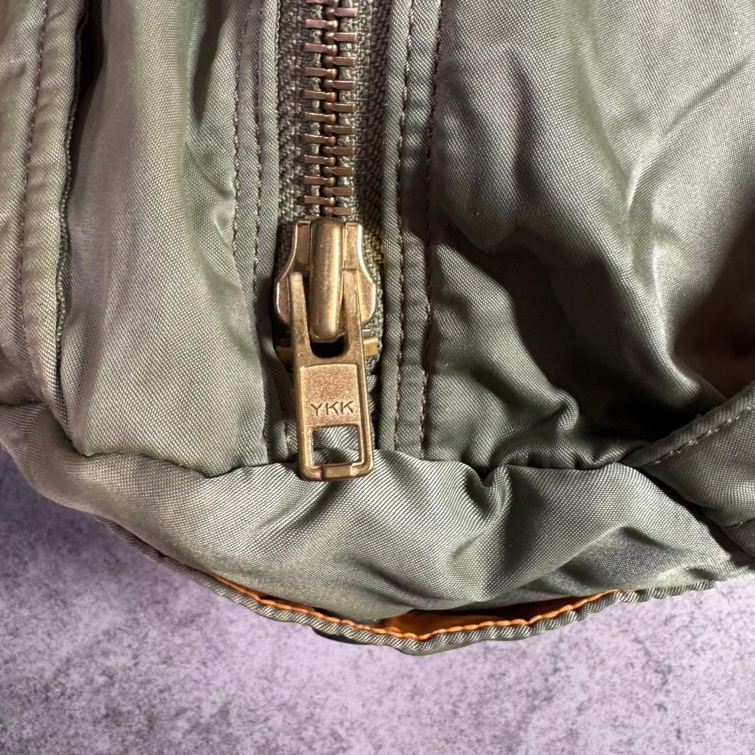 【廃盤希少カラー】ポーター　タンカー　ミニボストンバック　セージグリーン　y2k