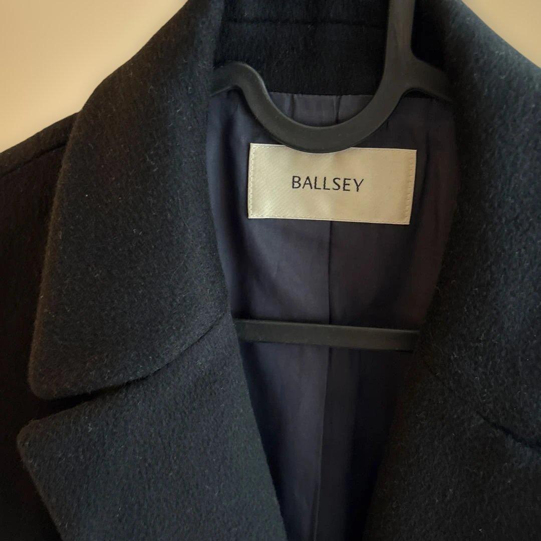 BALLSEY ブラック カシミヤコート