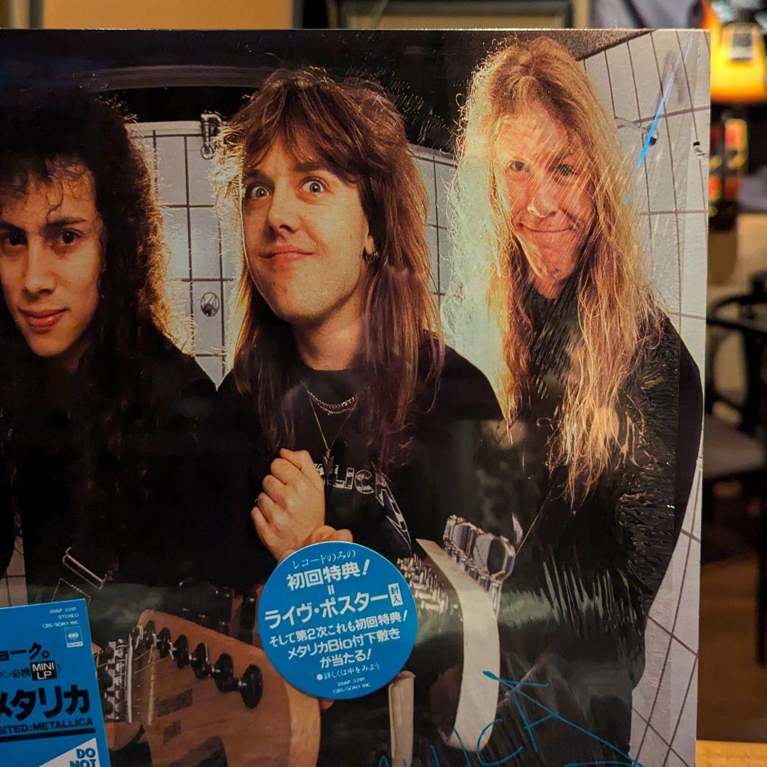 シュリンク残LP美盤 メタリカ/メタル・ガレージ llica Japan