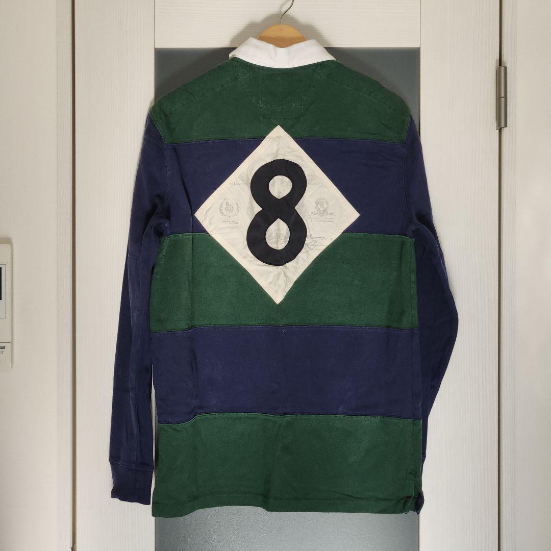 ポロ ラルフローレン ラガーシャツ ストライプ M