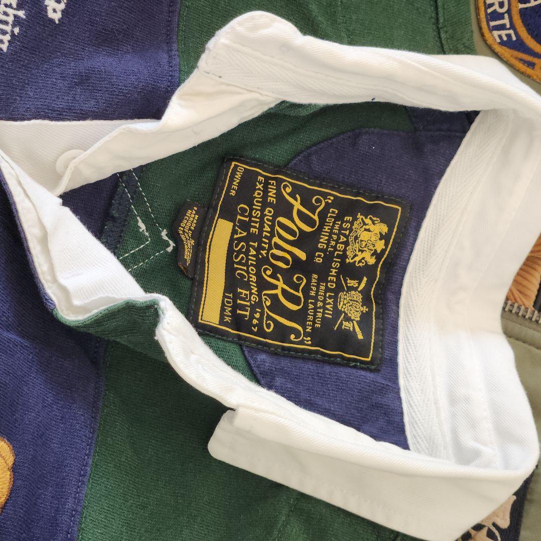 ポロ ラルフローレン ラガーシャツ ストライプ M