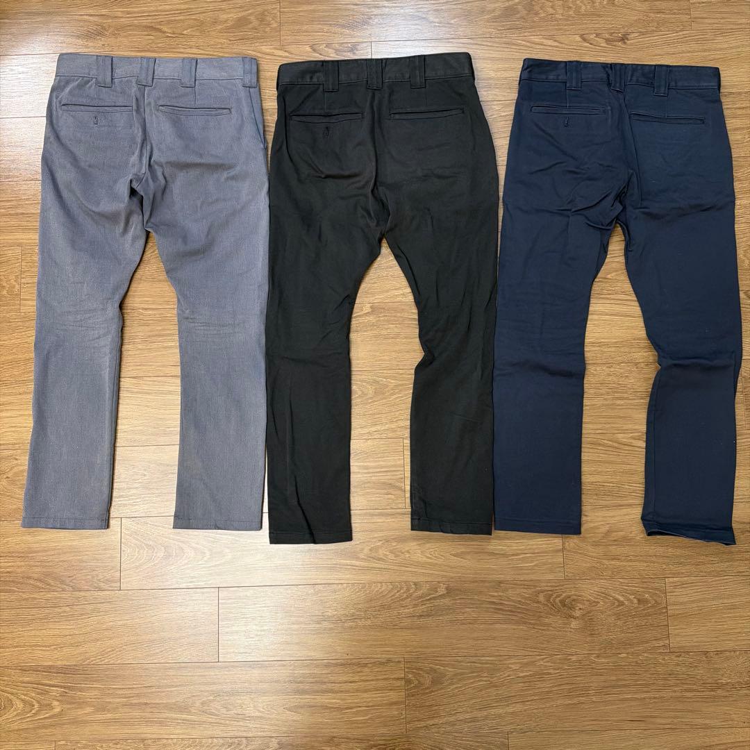 【まとめ売り】ディッキーズ　TCストレッチ　ナローパンツ 32インチ6色セット