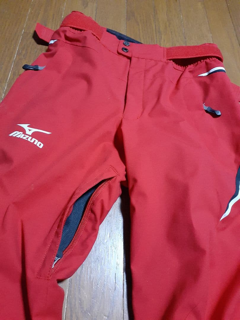 Mizuno メンズ ウィンタースポーツ 上下セット XS 赤 2023年購入品