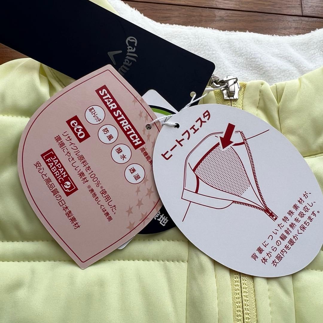 新品⭐️キャロウェイ callaway 中綿入りブルゾン⭐️梅春色