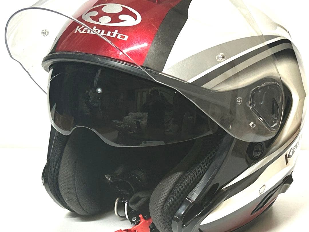 OGKカブト　インナーバイザー付きジェットヘルメットASAGI Mサイズ