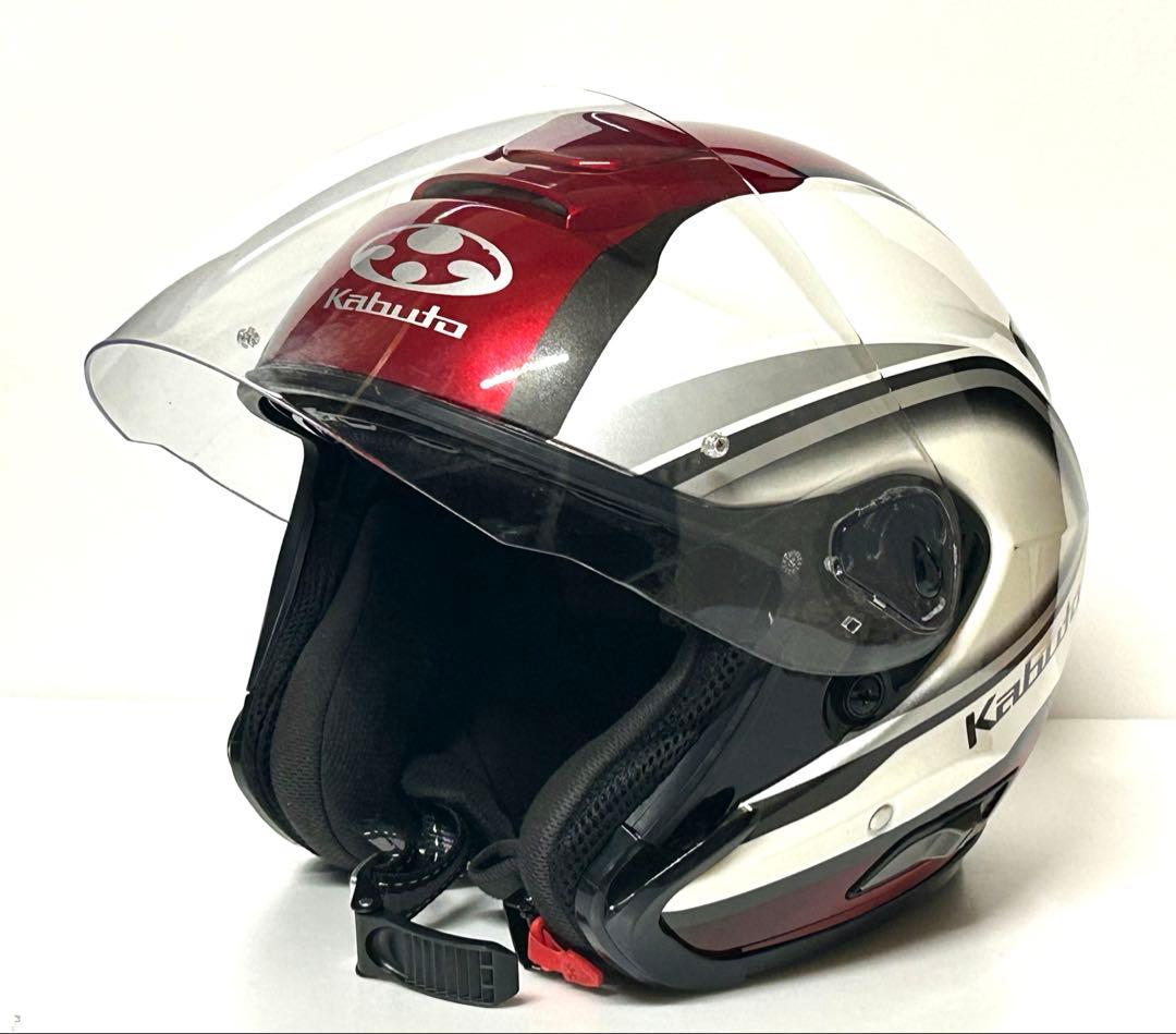 OGKカブト　インナーバイザー付きジェットヘルメットASAGI Mサイズ