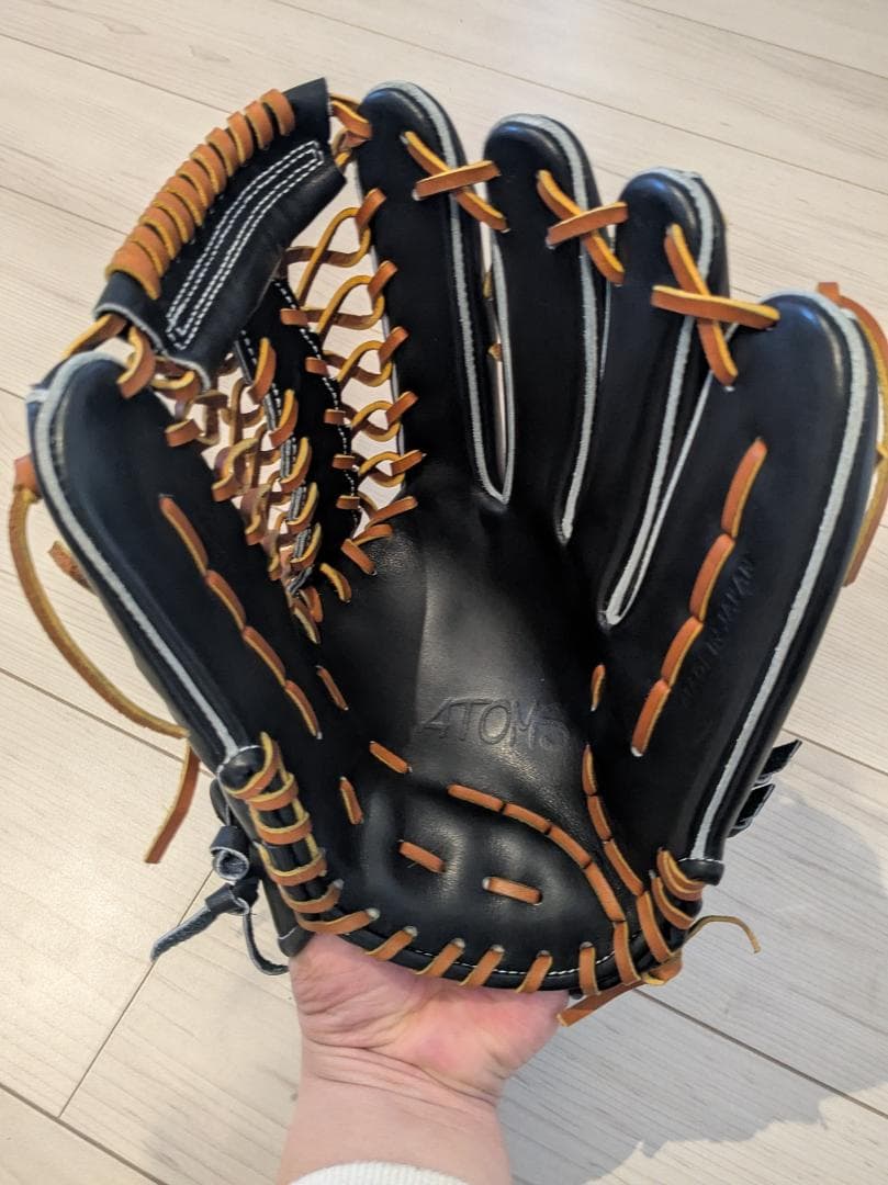 ATOMS 硬式グローブ (ERM リスト) 外野手用 APL-UR008+