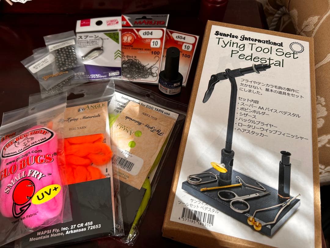 フライタイイング ツール セット マテリアル テンカラ