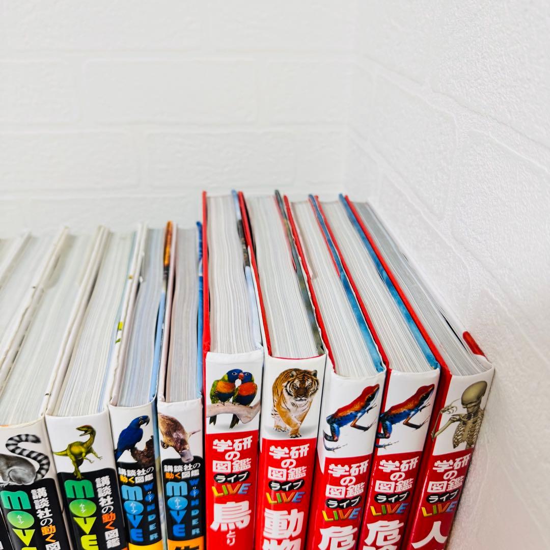 DVD付き　図鑑 20冊セット　小学館の図鑑　学研の図鑑　講談社の動く図鑑