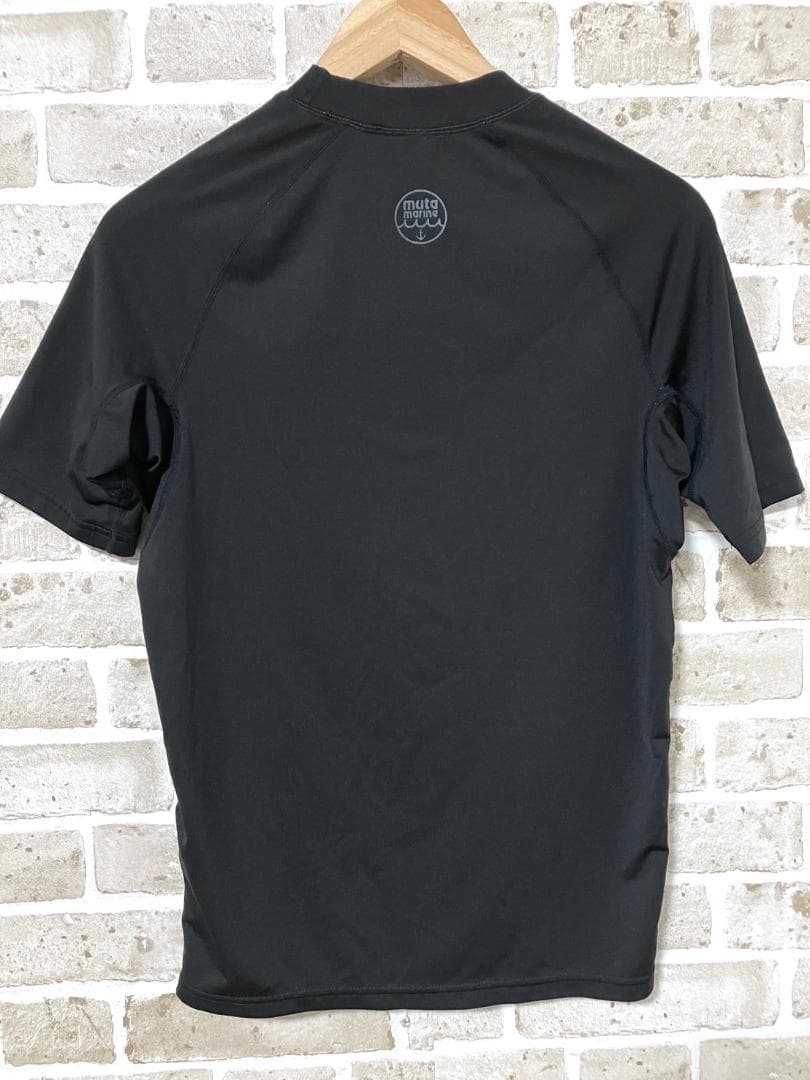 【24時間以内/早い者勝ち】ムータマリン メンズ 半袖 モックネックシャツ S