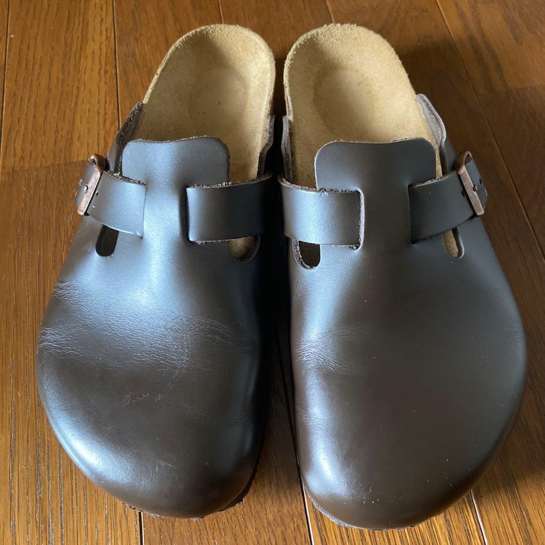 【美品】ビルケンシュトック ボストン ダークブラウン 40