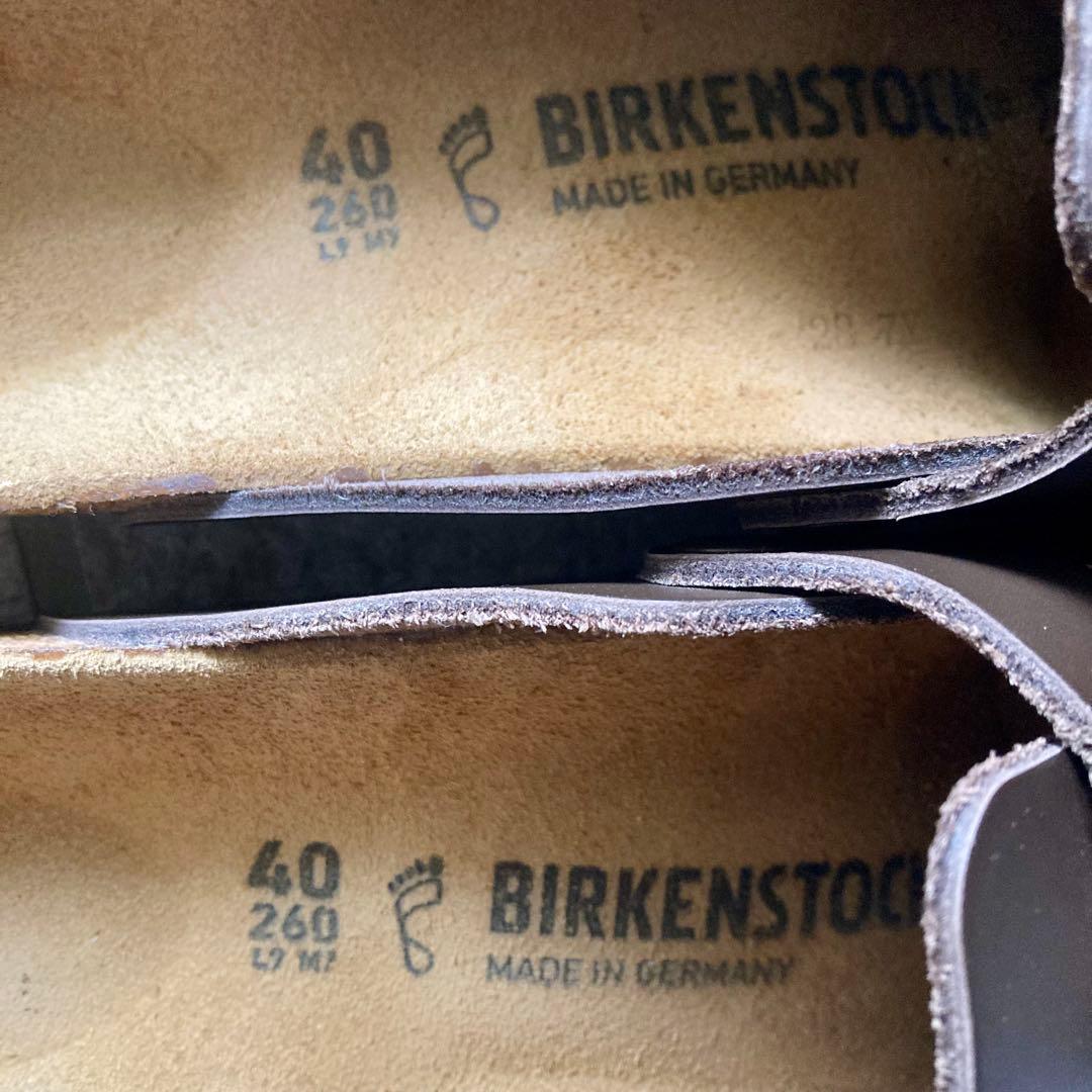 【美品】ビルケンシュトック ボストン ダークブラウン 40