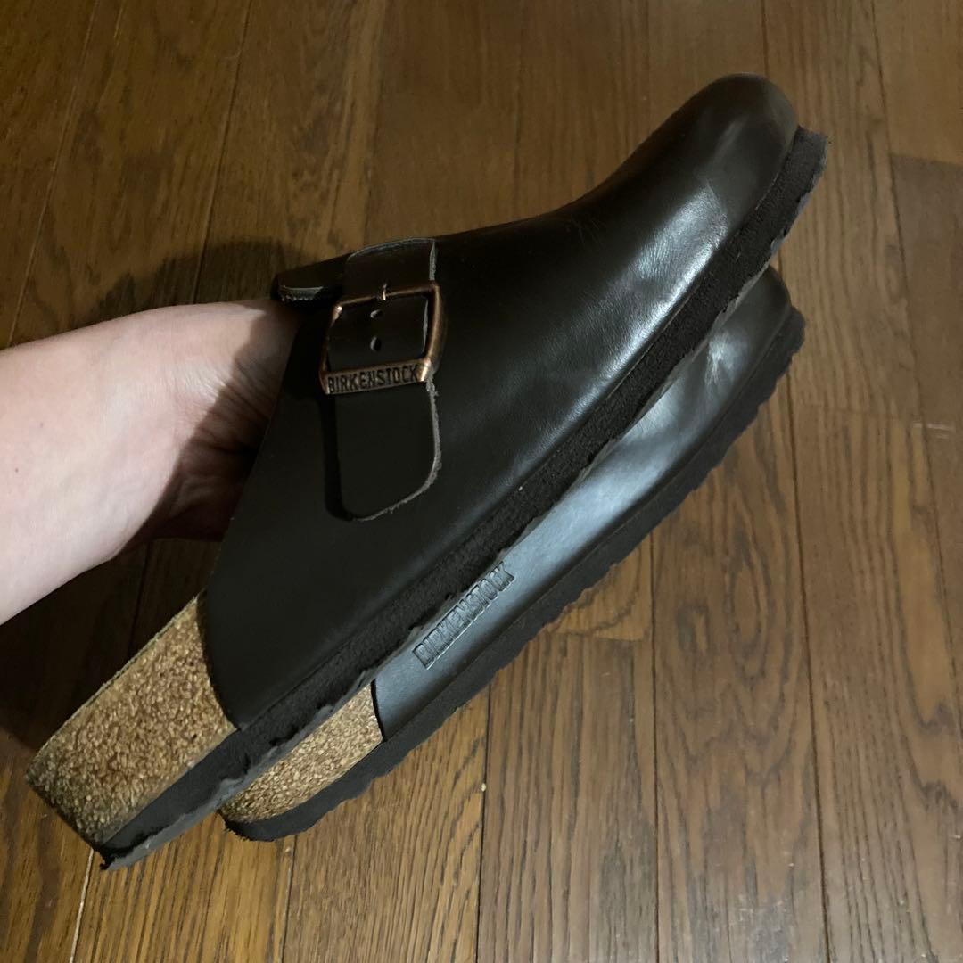【美品】ビルケンシュトック ボストン ダークブラウン 40