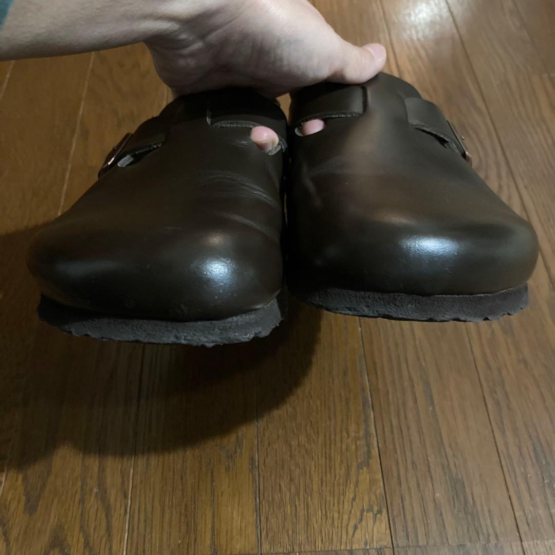 【美品】ビルケンシュトック ボストン ダークブラウン 40