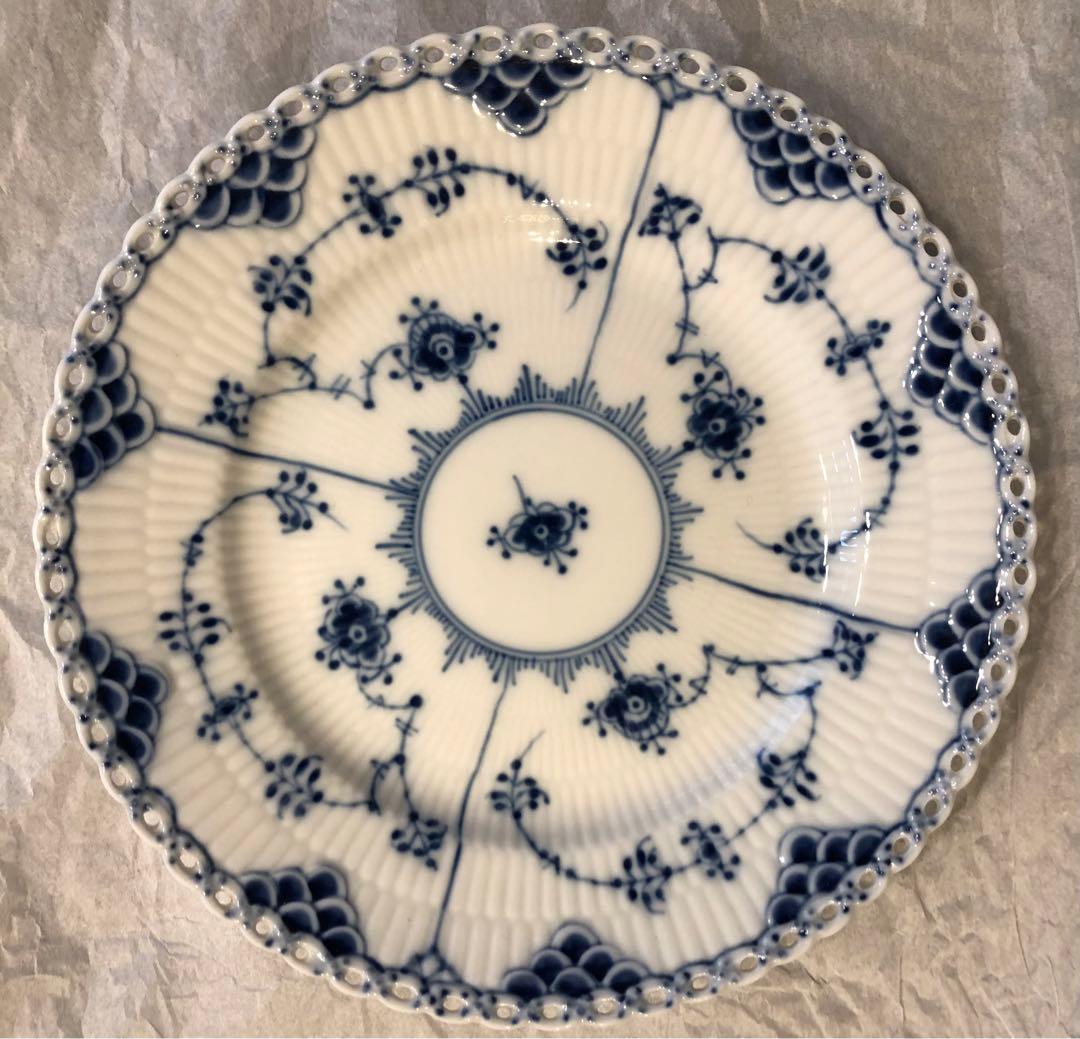 ロイヤルコペンハーゲン ブルーフルーテッド フルレース　#1087