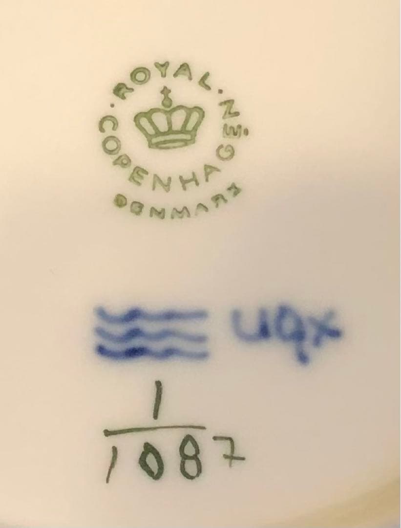 ロイヤルコペンハーゲン ブルーフルーテッド フルレース　#1087