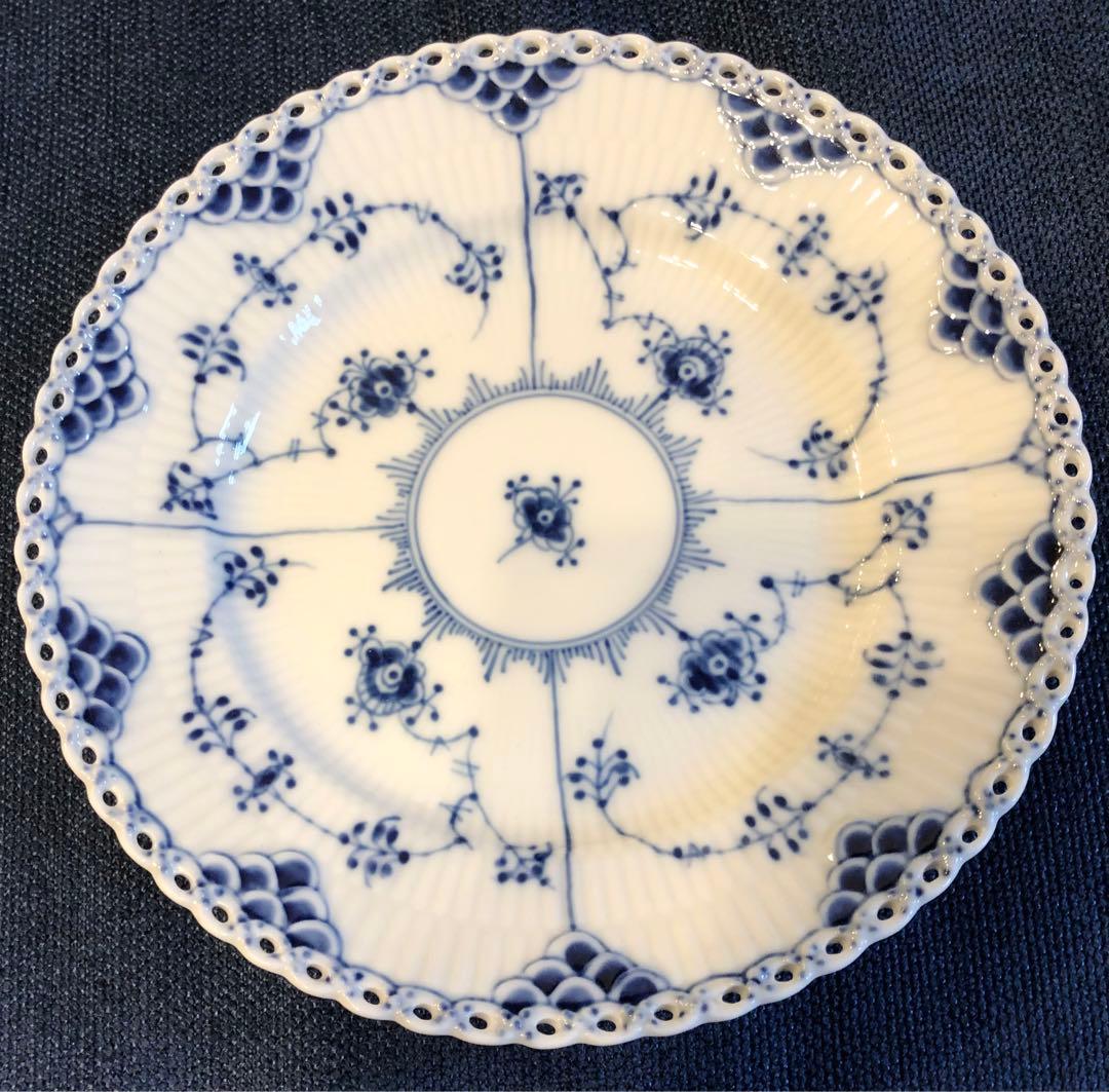 ロイヤルコペンハーゲン ブルーフルーテッド フルレース　#1087