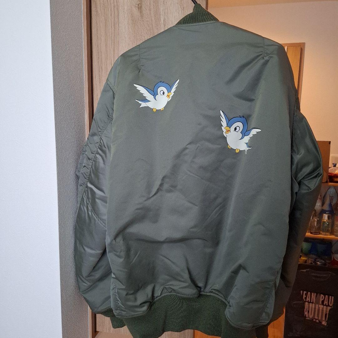 SEQUEL　スノーホワイト　 MA-1ジャケット オリーブグリーン　藤原ヒロシ