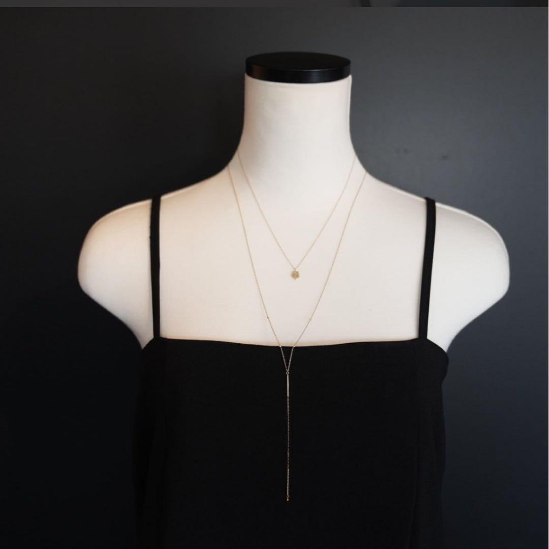 canal accessory 大人気の定番Y字ネックレス 10k