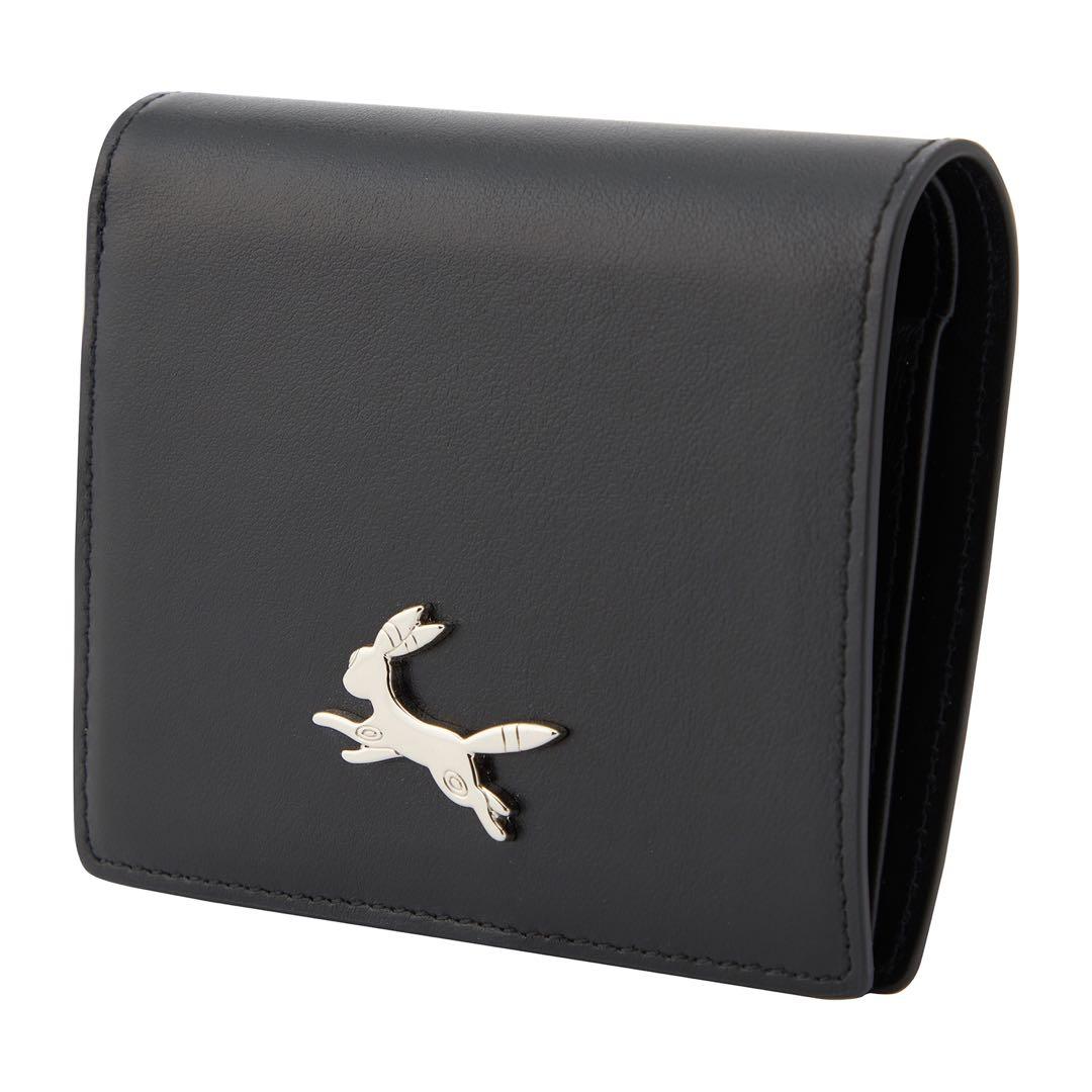 ブラッキー 本革 二つ折り財布 ポケモンセンター限定 新品未使用