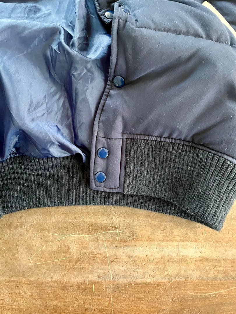 The DUFFER Of ST.E スタジャン L レザー ネイビー