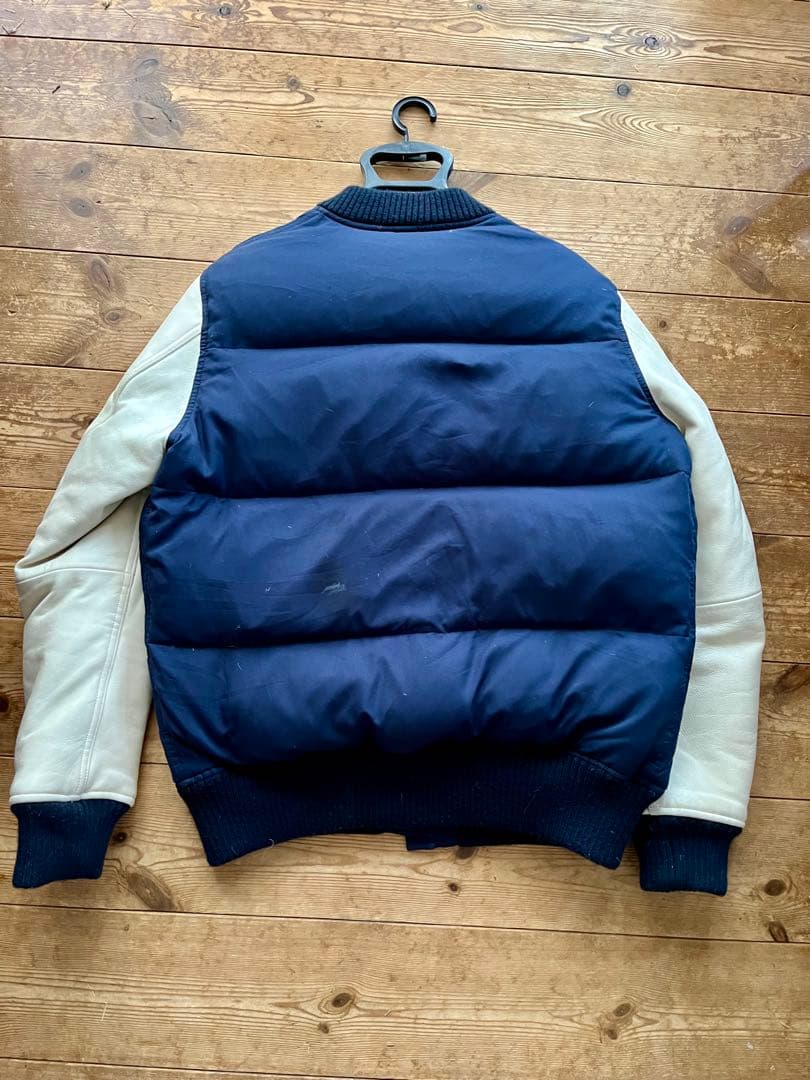 The DUFFER Of ST.E スタジャン L レザー ネイビー