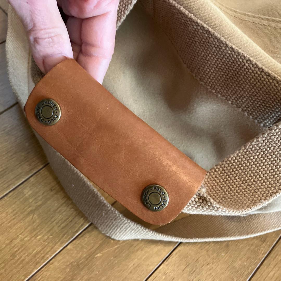 Polo Ralph Lauren ボストンバッグ ベージュ