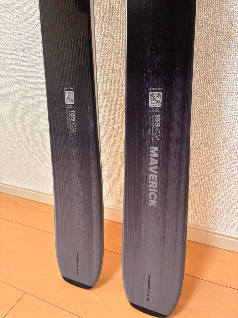 【未使用】ATOMIC MAVERICK 88TI 169cm ビンディング付き