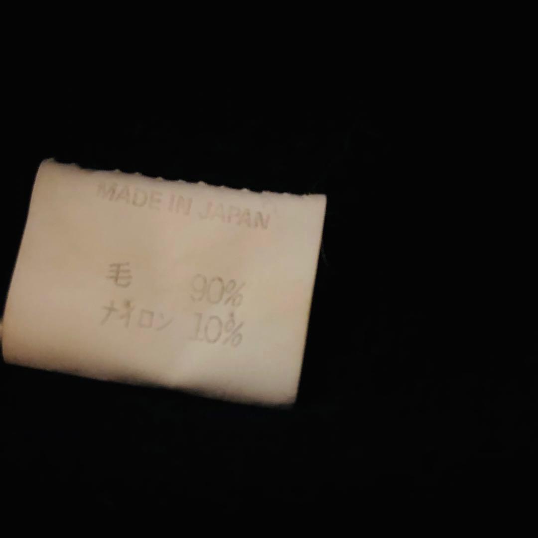 【極美品】Y's レディース ロングコート 黒 ブラック 首元ボタン