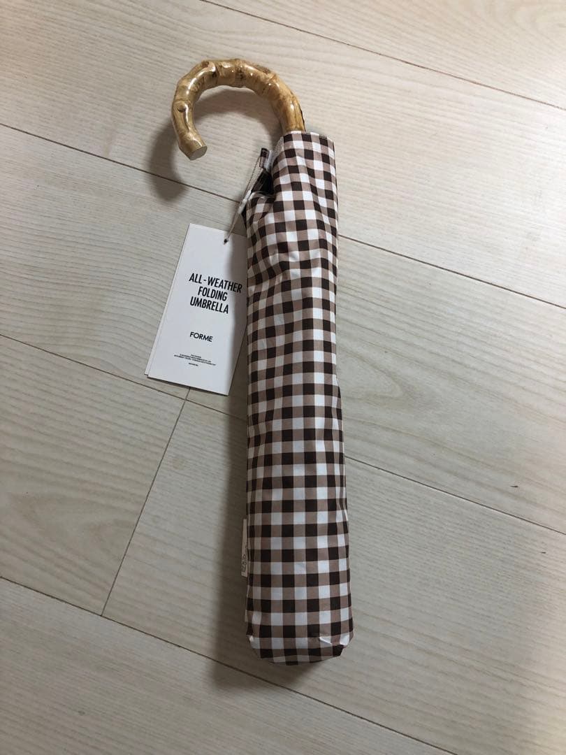 【東原亜希/FORME】晴雨兼用折りたたみ日傘/新品未使用