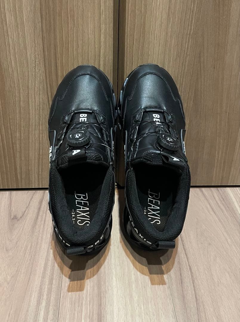 【美品】 バランスコアターフ ブラック 24.5センチ