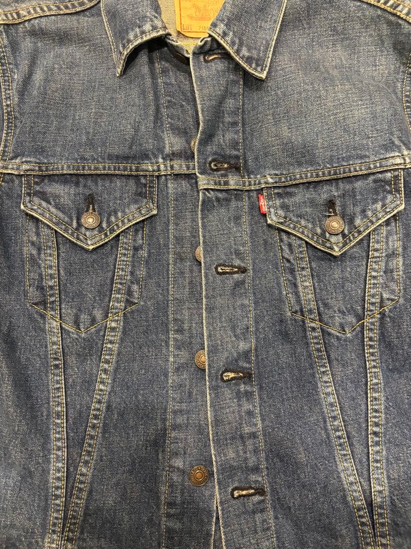 Levi’s 71557 70505 BIGE デニムジャケット ビッグサイズ