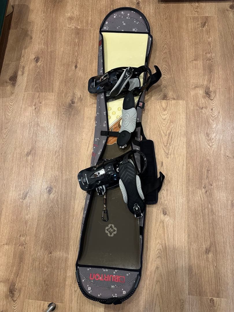 【美品】Burton スノーボード ビンディング+収納ケース一式