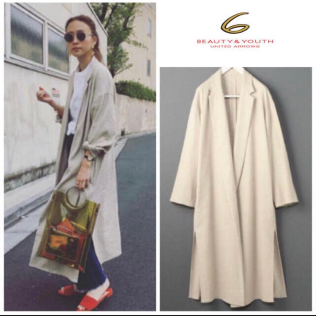 6 roku SLIT COAT BEAUTY & YOUTH ロングジャケット