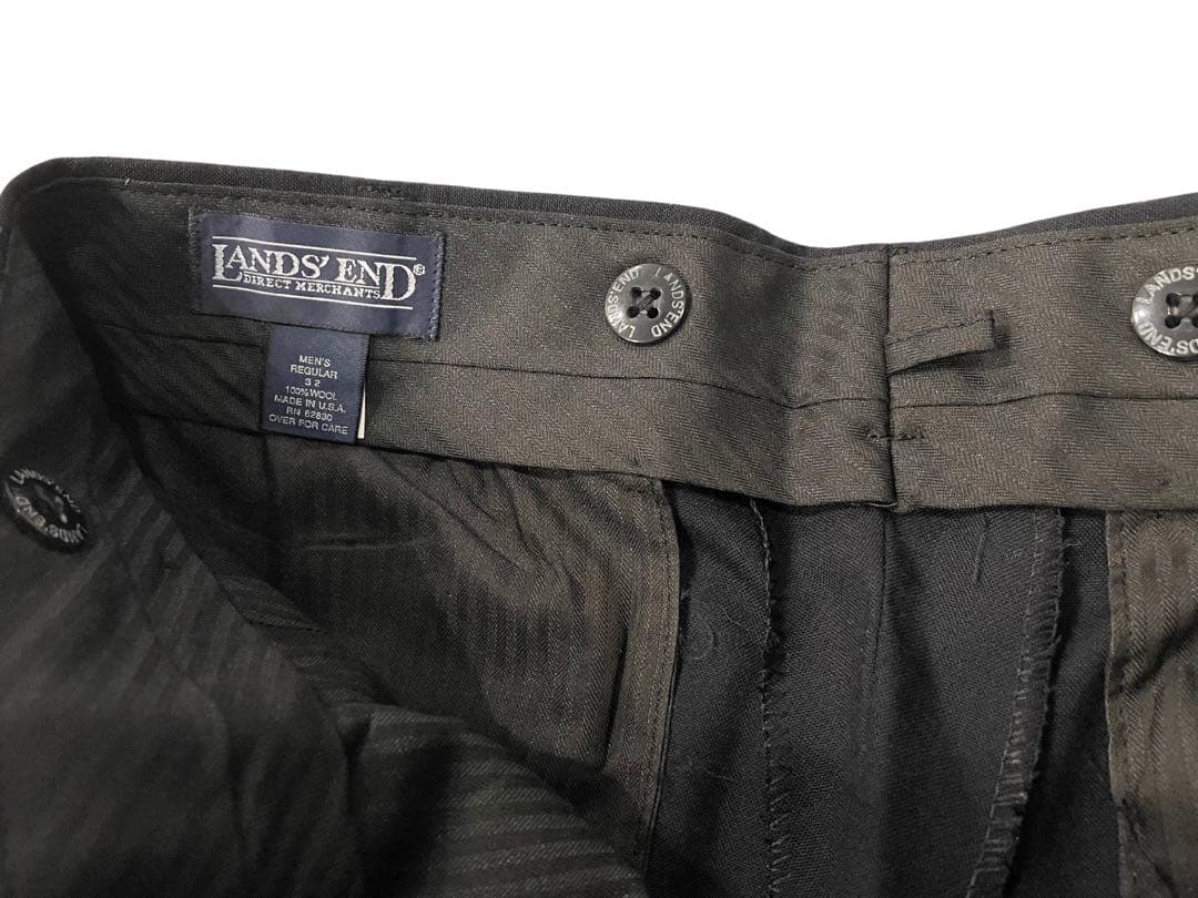 新品 USA製 90s LAND'S END スーツ セットアップ 上下