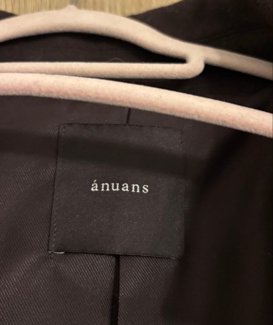 アニュアンス　ウールトレンチコート　DBRW Sサイズ　2024AW