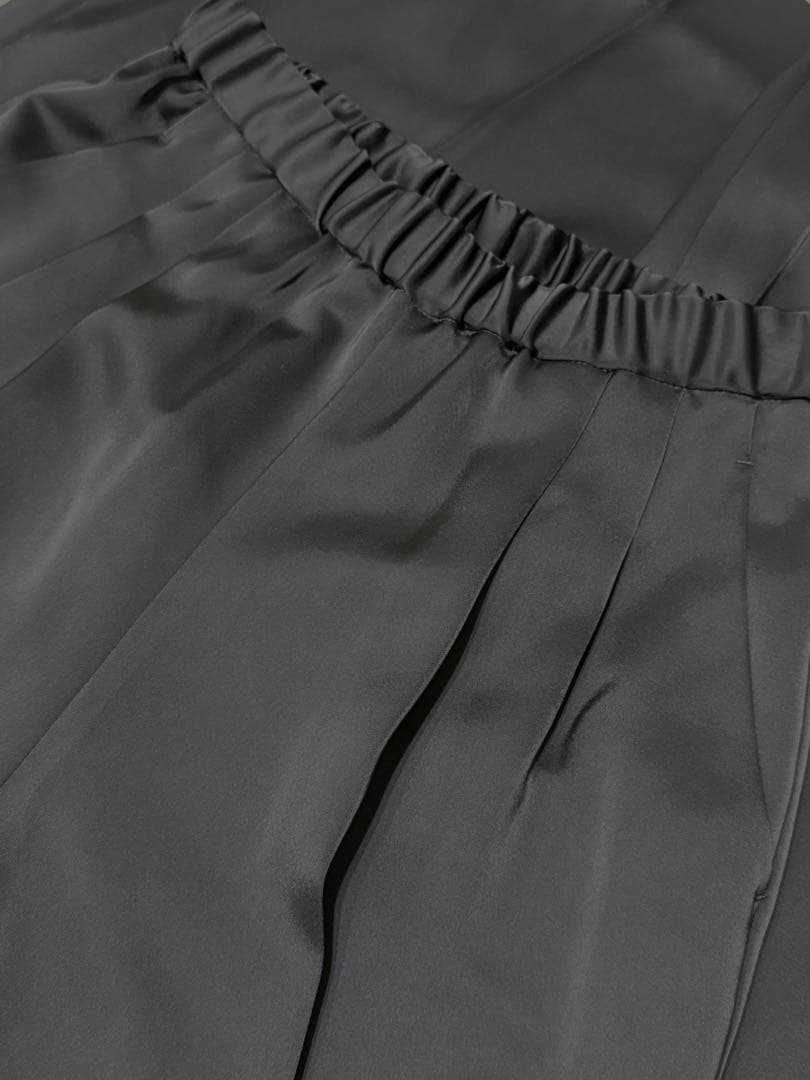 【新品未使用】メゾンドドルチェ luxs pants BLACK