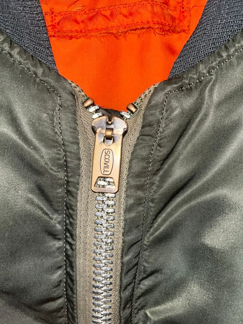 【即決価格】70s MA-1 アルファ ALPHA フライトジャケット L