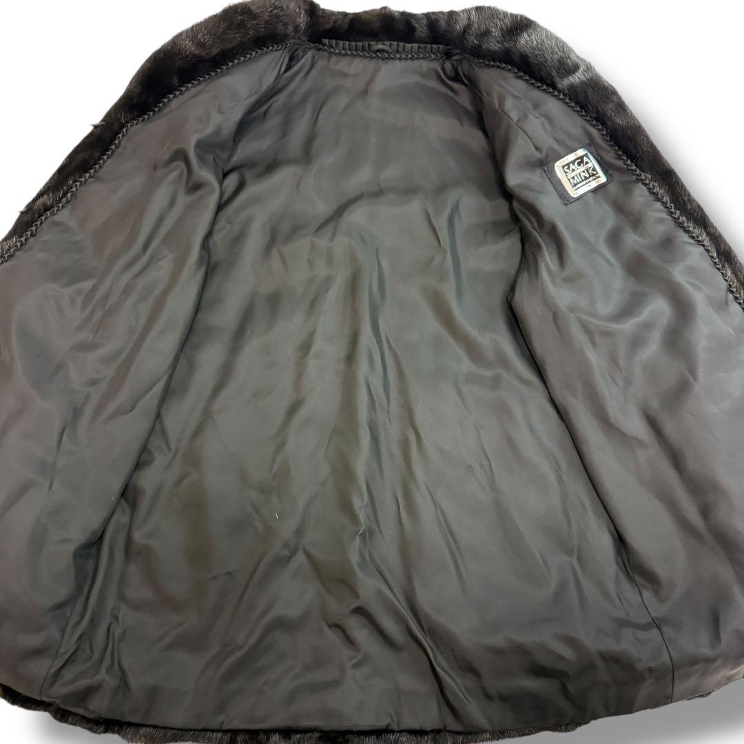 サガミンク 2005 毛皮 リアルファーコート グラマミンク 逆毛