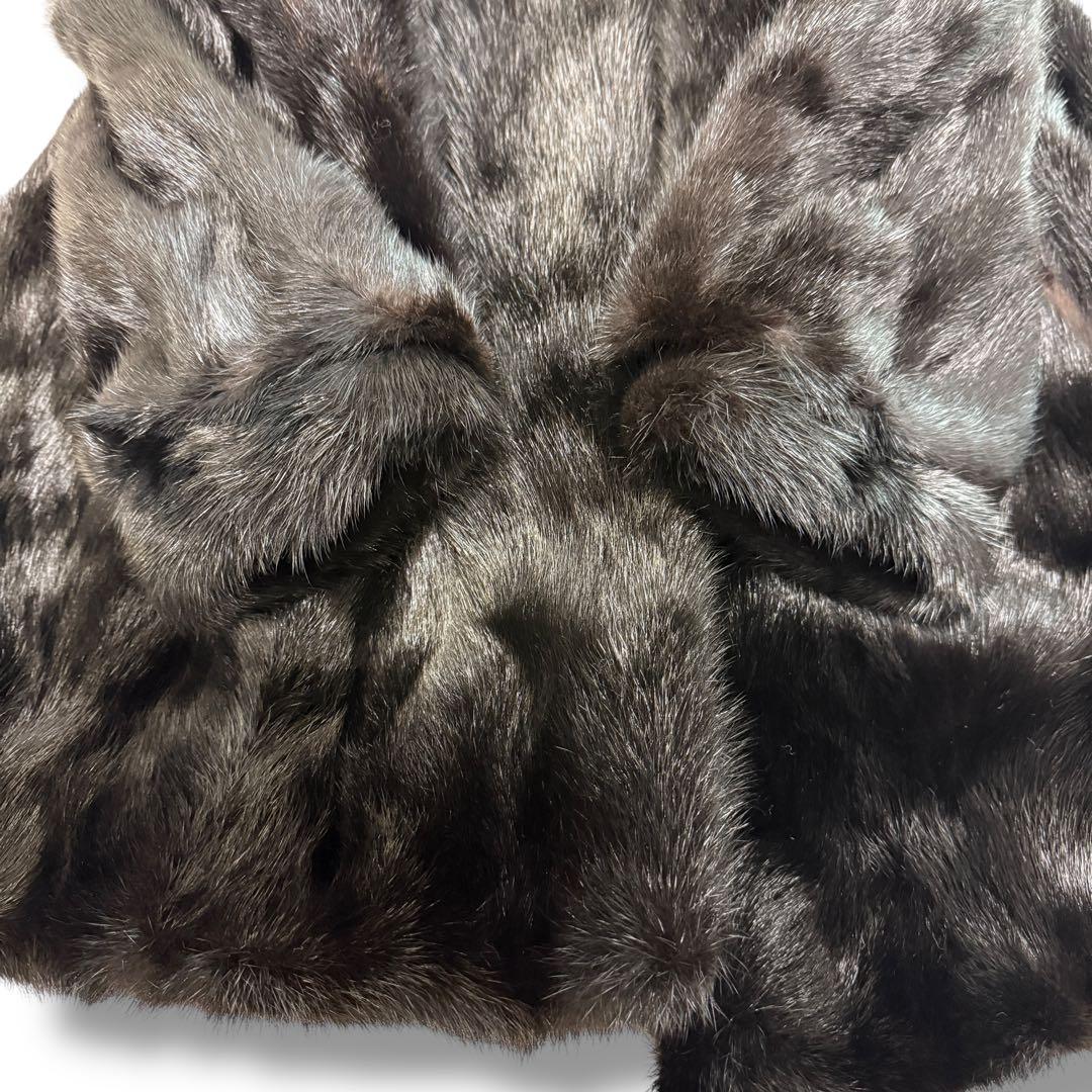 サガミンク 2005 毛皮 リアルファーコート グラマミンク 逆毛