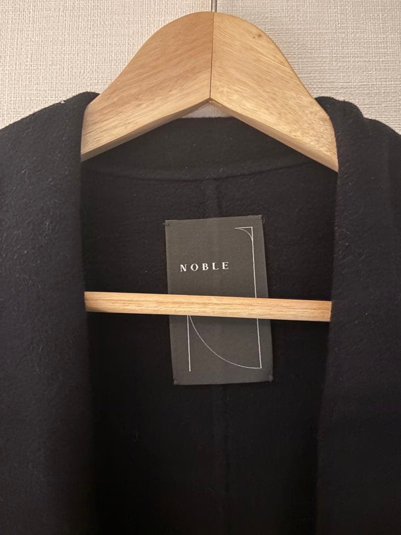 NOBLE Super160s リバーワイドカラーコート