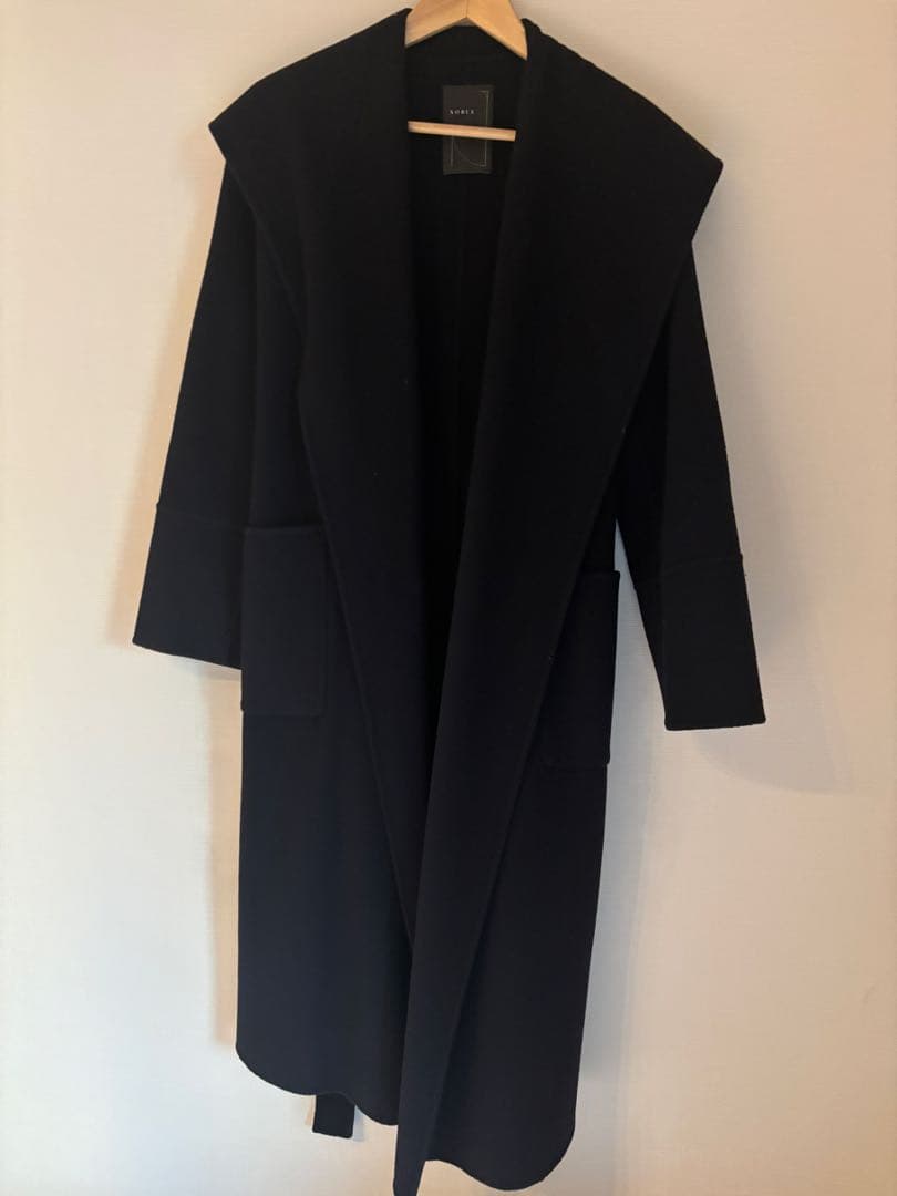 NOBLE Super160s リバーワイドカラーコート